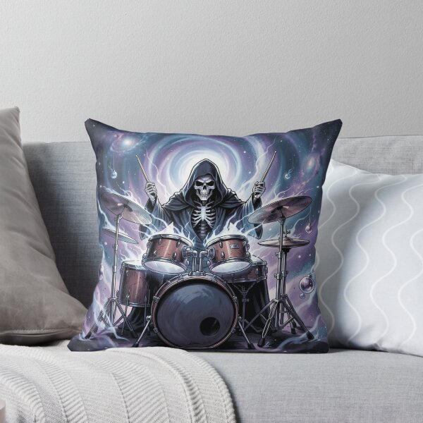 Item preview,  The Grim Reaper playing the drums designed and sold by MagelliShop.