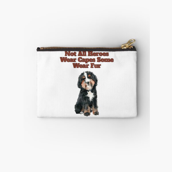 Item preview, Truth Is Not All Heroes Wear Fur Bernedoodle Art designed and sold by NatureUnleashed.