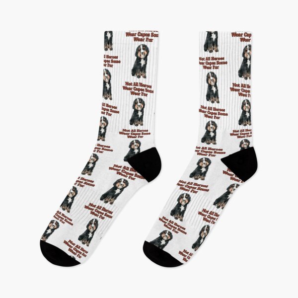 Item preview, Truth Is Not All Heroes Wear Fur Bernedoodle Art designed and sold by NatureUnleashed.