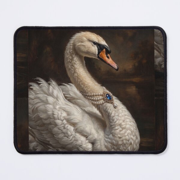 Item preview, Royal Swan Sapphire Pearl Necklace designed and sold by The Real Beast Art.