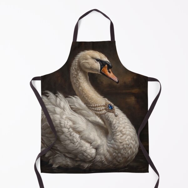 Item preview, Royal Swan Sapphire Pearl Necklace designed and sold by The Real Beast Art.