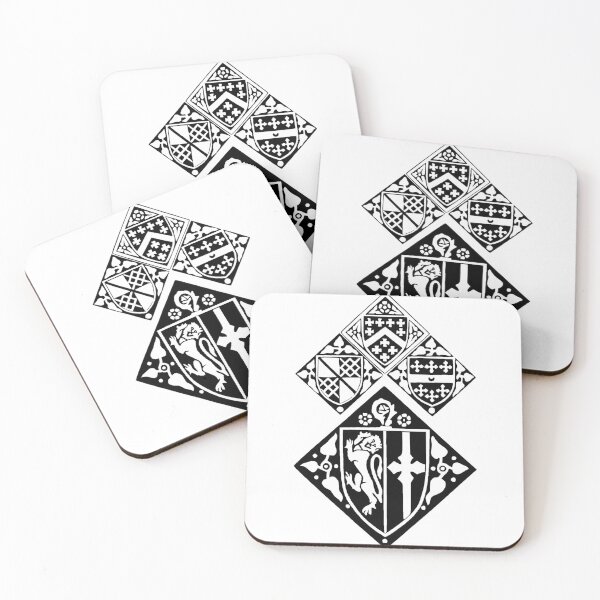 Item preview, Medieval Black and White Shield Design  designed and sold by AnimaliaStar.