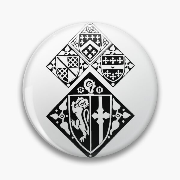 Item preview, Medieval Black and White Shield Design  designed and sold by AnimaliaStar.