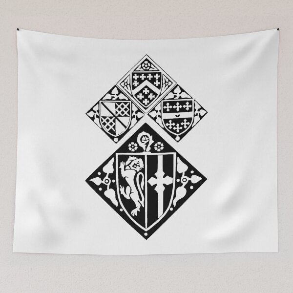 Item preview, Medieval Black and White Shield Design  designed and sold by AnimaliaStar.