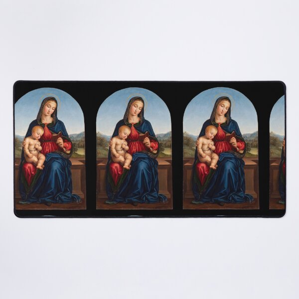 Item preview, Madonna and Child with Landscape designed and sold by artofuniverse.