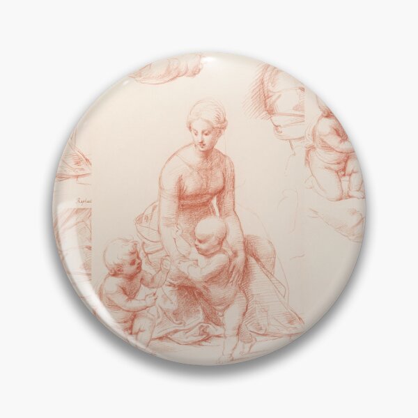 Item preview, Madonna and Children Red Chalk Study designed and sold by artofuniverse.