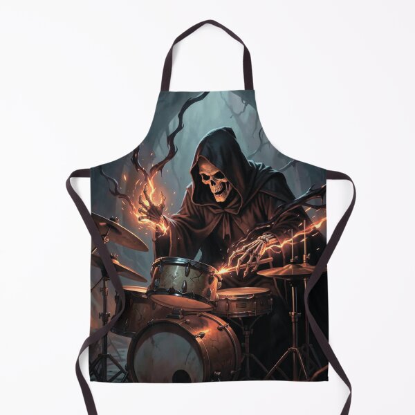 Item preview,  The Grim Reaper playing the drums designed and sold by MagelliShop.