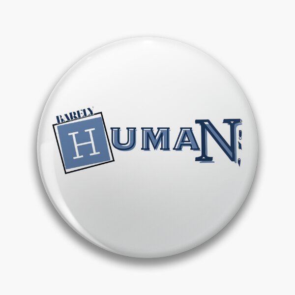 Item preview, Barely Human Funny Tired Minimal Text Design designed and sold by WordsClub.