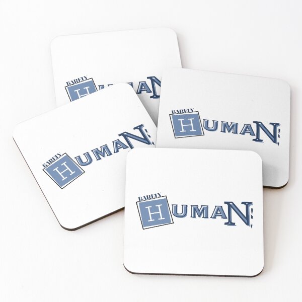 Item preview, Barely Human Funny Tired Minimal Text Design designed and sold by WordsClub.