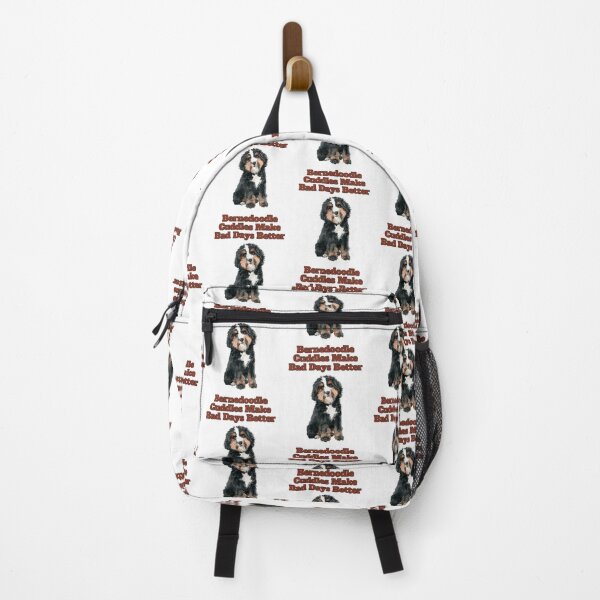 Item preview, Bernedoodle Cuddles Make Bad Days Better Watercolor Design designed and sold by NatureUnleashed.