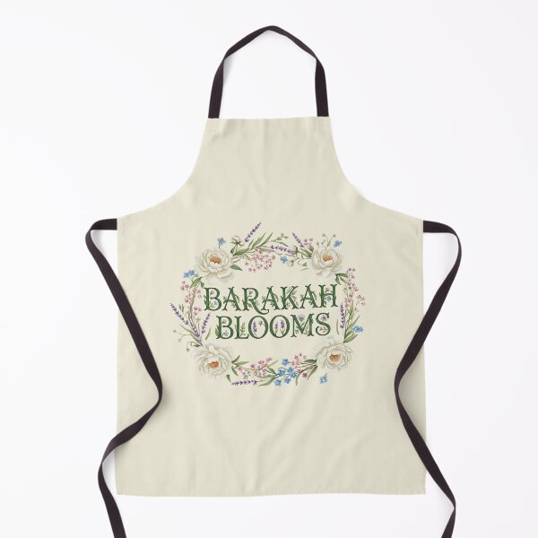 Item preview, Barakah Blooms - Floral Wreath Botanical Blessings Typography Art designed and sold by D-Islamic.