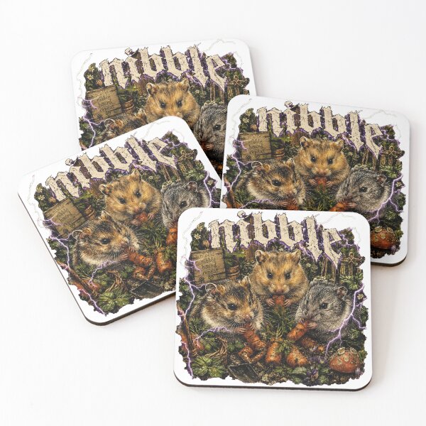 Item preview, Nibble Nibble Hoard Repeat - Metal Hamster Garden designed and sold by Neurospicy Trolls.