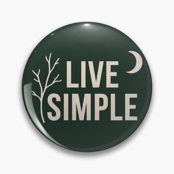 Item preview, Live Simple Minimalist Nature Moon & Tree Branch (Sand Text) designed and sold by RetroNeon.
