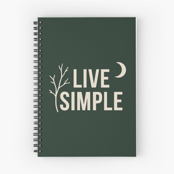 Item preview, Live Simple Minimalist Nature Moon & Tree Branch (Sand Text) designed and sold by RetroNeon.