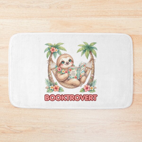 Item preview, Booktrovert Sloth Reading in a Hammock designed and sold by CleanDecor.