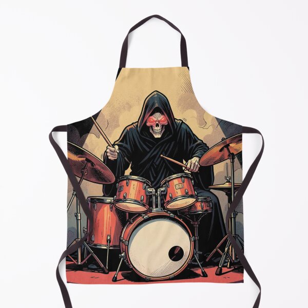 Item preview,  The Grim Reaper playing the drums designed and sold by MagelliShop.