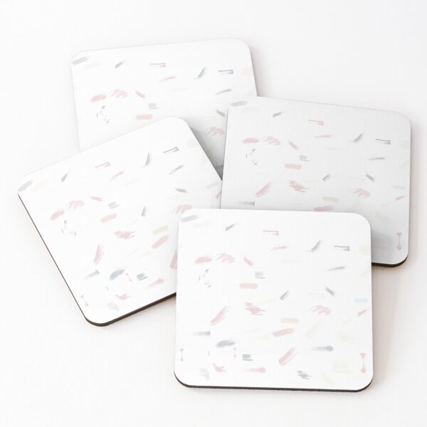 Item preview, Minimalist Abstract Pastel Paint Strokes Couture Pattern Art designed and sold by ShapingMinds.