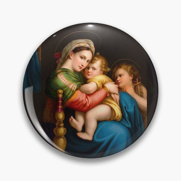 Item preview, Madonna of the Chair with Infant Saints designed and sold by artofuniverse.