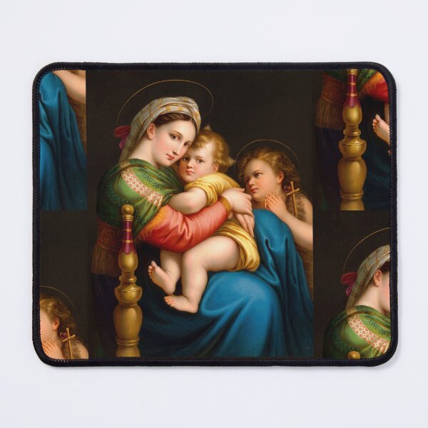 Item preview, Madonna of the Chair with Infant Saints designed and sold by artofuniverse.