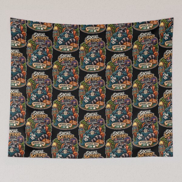 Item preview, Introvert Cozy Nights Dark Nature Animal Lover Design designed and sold by DarkRelicStudio.