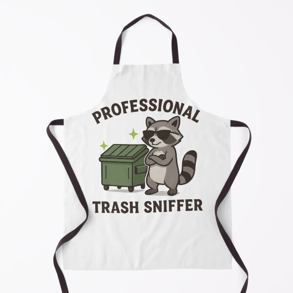 Item preview, Professional Trash Sniffer Funny Raccoon Trash Panda Sticker designed and sold by QCena.