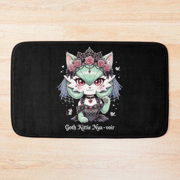 Item preview, Goth Kittie Nya-voir: Elegant Dark Queen designed and sold by CuteKats.