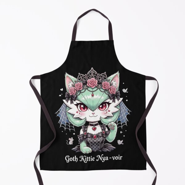 Item preview, Goth Kittie Nya-voir: Elegant Dark Queen designed and sold by CuteKats.