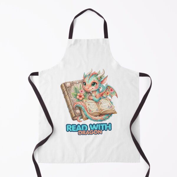 Item preview, Read With a Dragon Magical Bookish Art designed and sold by CleanDecor.