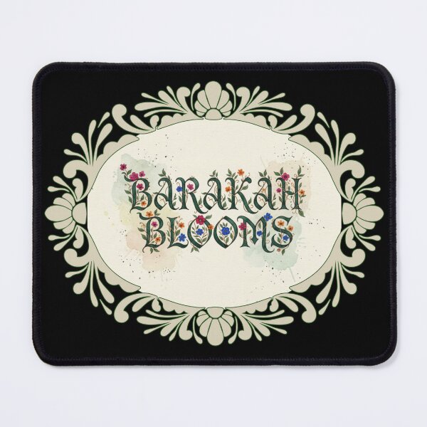 Item preview, Barakah Blooms - Gothic Floral Ornate Frame Logo designed and sold by D-Islamic.