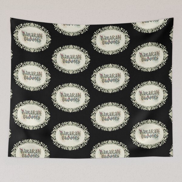 Item preview, Barakah Blooms - Gothic Floral Ornate Frame Logo designed and sold by D-Islamic.