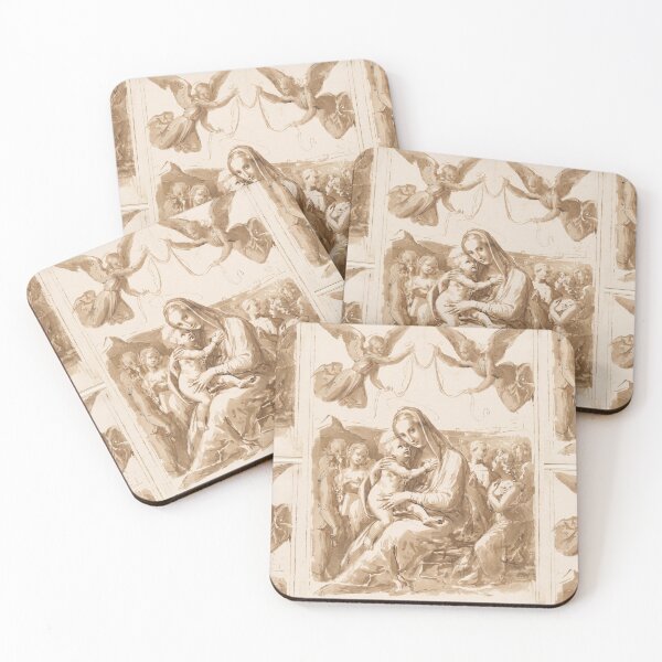 Item preview, Madonna and Child with Angels designed and sold by artofuniverse.