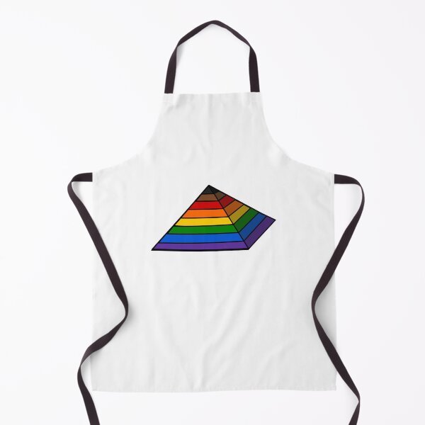 Item preview, Pyramid Rainbow Philly Pride Flag designed and sold by HarveyHandcraftsandDesigns.