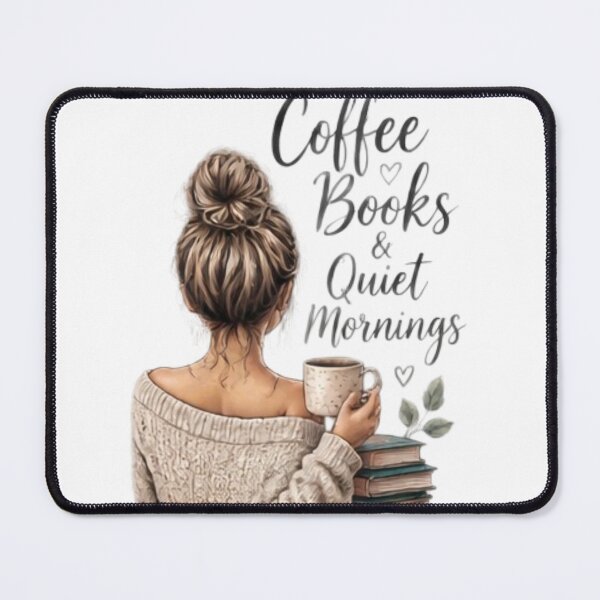 Item preview, Coffee Books and Quiet Mornings Aesthetic designed and sold by FABIOLA1970.