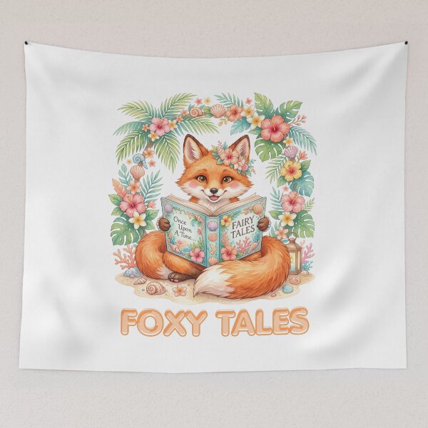 Item preview, Foxy Tales Clever Fox Reading a Book designed and sold by CleanDecor.