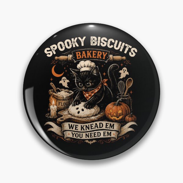 Item preview, Spooky Biscuit Bakery Cat Halloween Baking Cute Black Cat Spooky Season designed and sold by mraihan.
