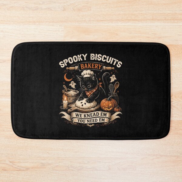 Item preview, Spooky Biscuit Bakery Cat Halloween Baking Cute Black Cat Spooky Season designed and sold by mraihan.