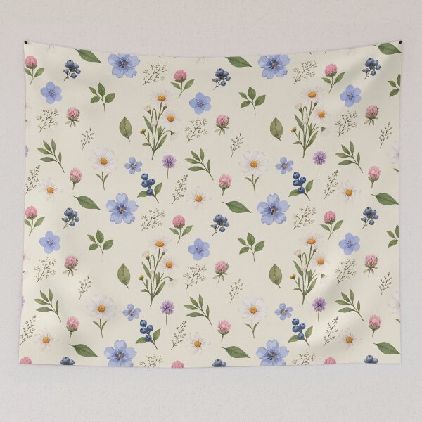 Item preview, Wildflower Meadow Botanical Pattern 1 designed and sold by SimplePoDesign.