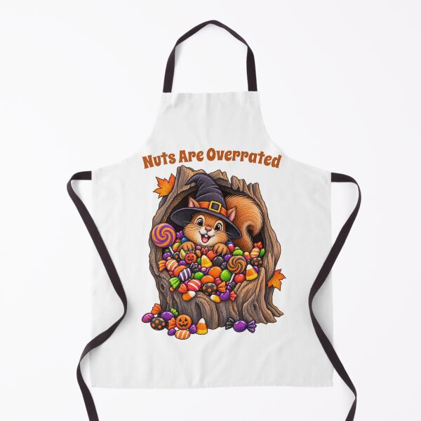 Item preview, Nuts Are Overrated – Funny Squirrel Halloween Candy Design designed and sold by Buli89.