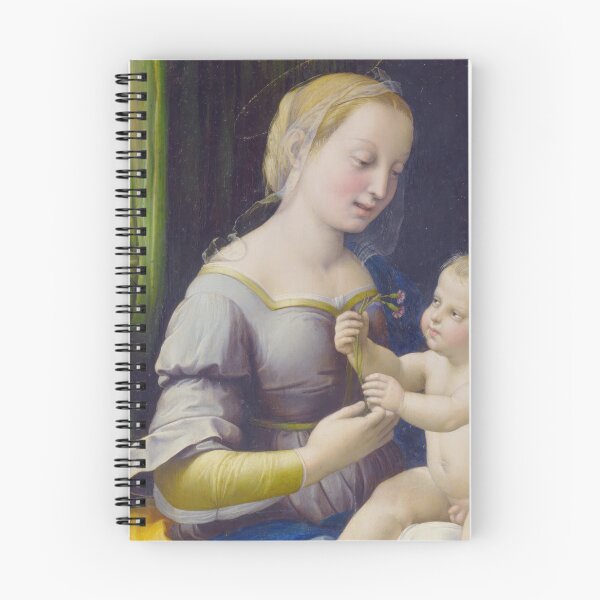 Item preview, Madonna and Child with Pink Carnations designed and sold by artofuniverse.