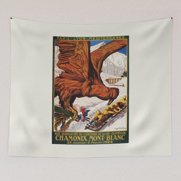 Item preview, Chamonix Mont-Blanc - Olympics 1924 designed and sold by joshcartoonguy.