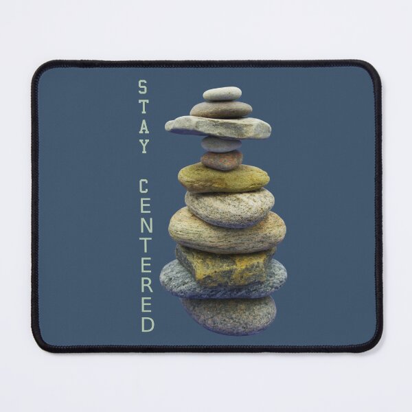 Item preview, Stay Centered Stone Zen Photo Collage designed and sold by JurateArt-DK.