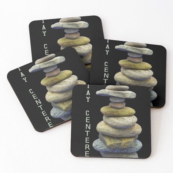 Item preview, Stay Centered Stone Zen Photo Collage designed and sold by JurateArt-DK.