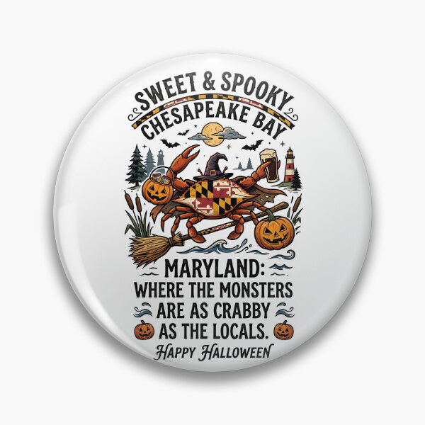 Item preview, Where the monsters are as crabby as the locals - Halloween in Maryland designed and sold by ParadoxParadox.
