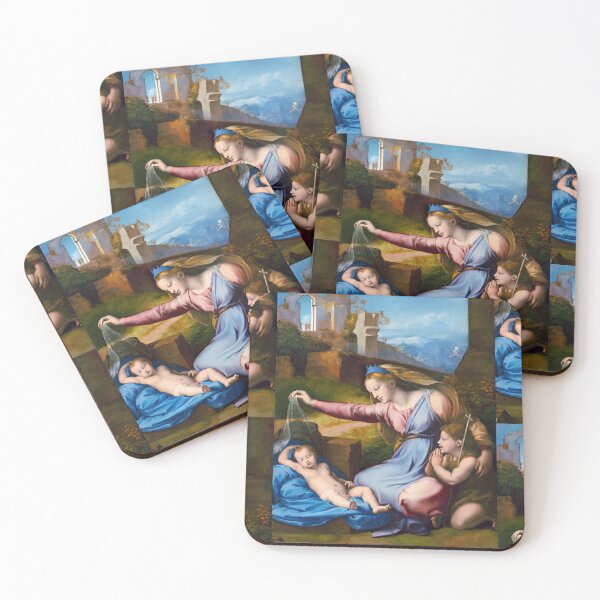 Item preview, Madonna with Sleeping Christ Child and Saint John designed and sold by artofuniverse.