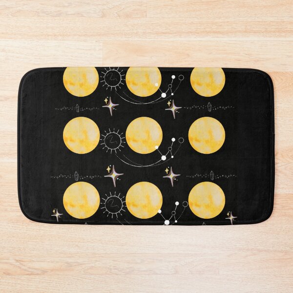 Item preview, Celestial Golden Moon Star Pattern designed and sold by Azurart2.