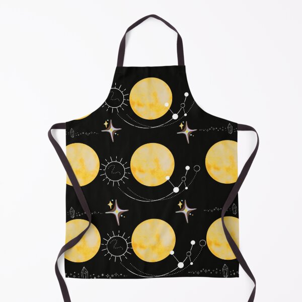Item preview, Celestial Golden Moon Star Pattern designed and sold by Azurart2.