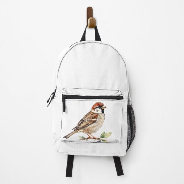 Item preview, Sparrow Watercolor Illustration | Charming Sparrow Songbird Nature Artwork designed and sold by Rood Art Studio.