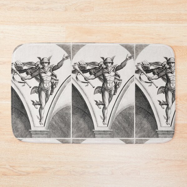 Item preview, Mercury Winged Messenger God in Flight designed and sold by artofuniverse.
