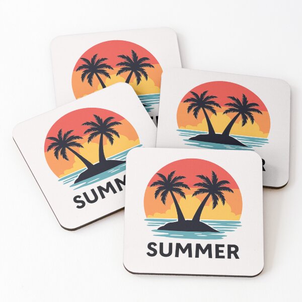 Item preview,  Retro 70s Summer Sunset - Tropical Palm Beach designed and sold by Surviving Monday Club.