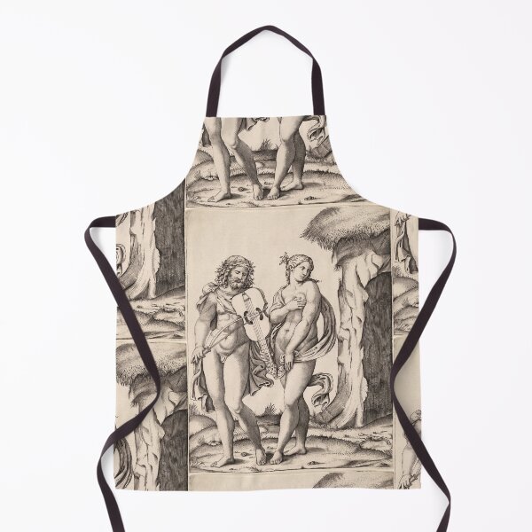 Item preview, Apollo and Muse with Viol Engraving designed and sold by artofuniverse.